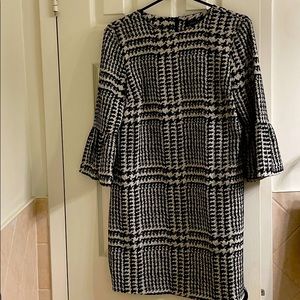 Black/White houndstooth dress